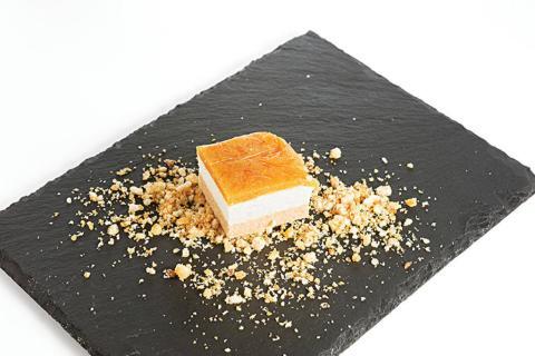 Foie & crujiente de kikos