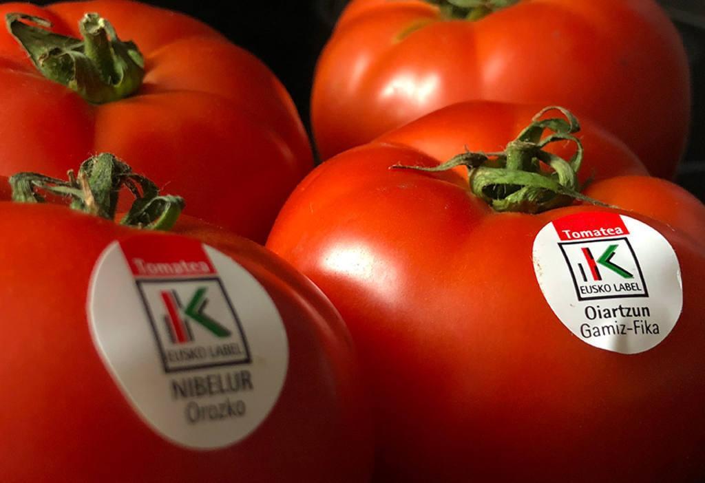 'Euskal Tomatea': aroma, color y sabor del tomate vasco con label 