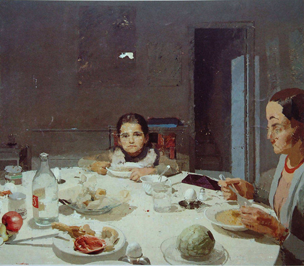 Antonio López y los alimentos cotidianos: La cena (1971-1980)