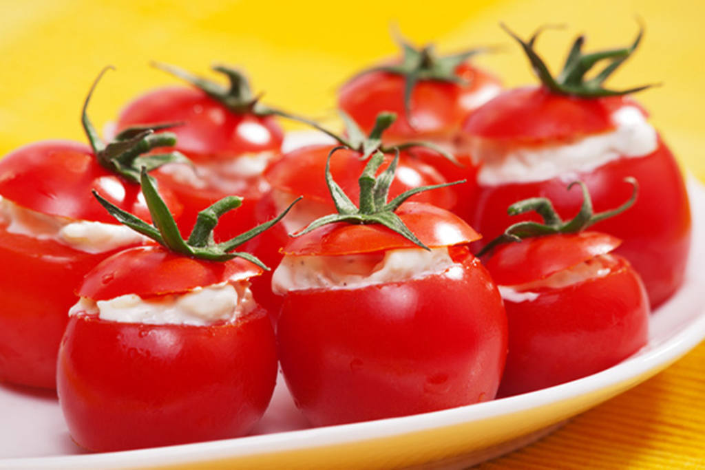 Tomates cherry rellenos