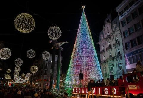 Navidades “de muchos vatios” y planes para todos los gustos en Vigo 